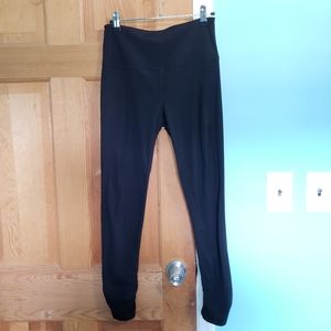 Free People movement black cross calf 7/8 legging